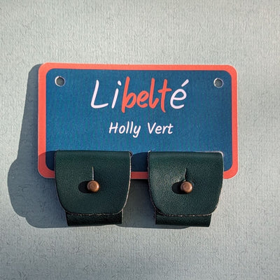 accessoire pour ceinture sans boucle libelte couleur VERT