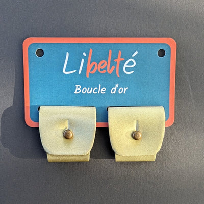 accessoire pour ceinture sans boucle libelte couleur or