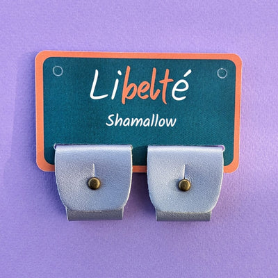 accessoire pour ceinture sans boucle libelte couleur shamallow brillant