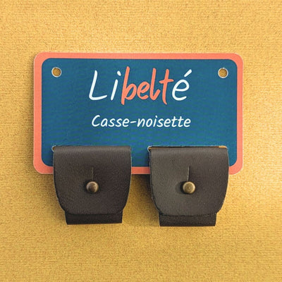 accessoire pour ceinture sans boucle libelte couleur marron