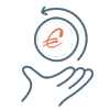 pictogramme Satisfait ou remboursé libelte
