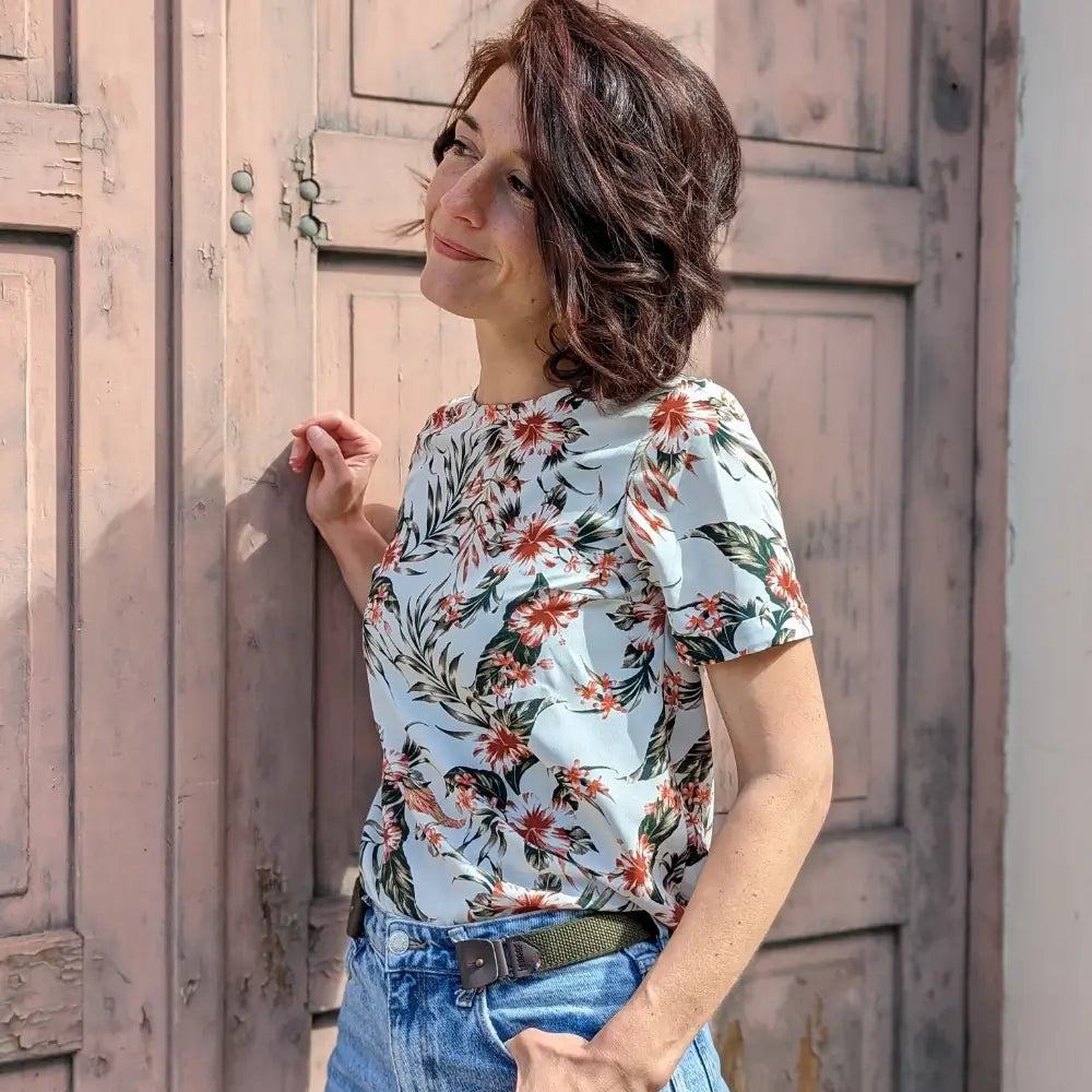 ceinture sans boucle elastique libelte couleur kaki