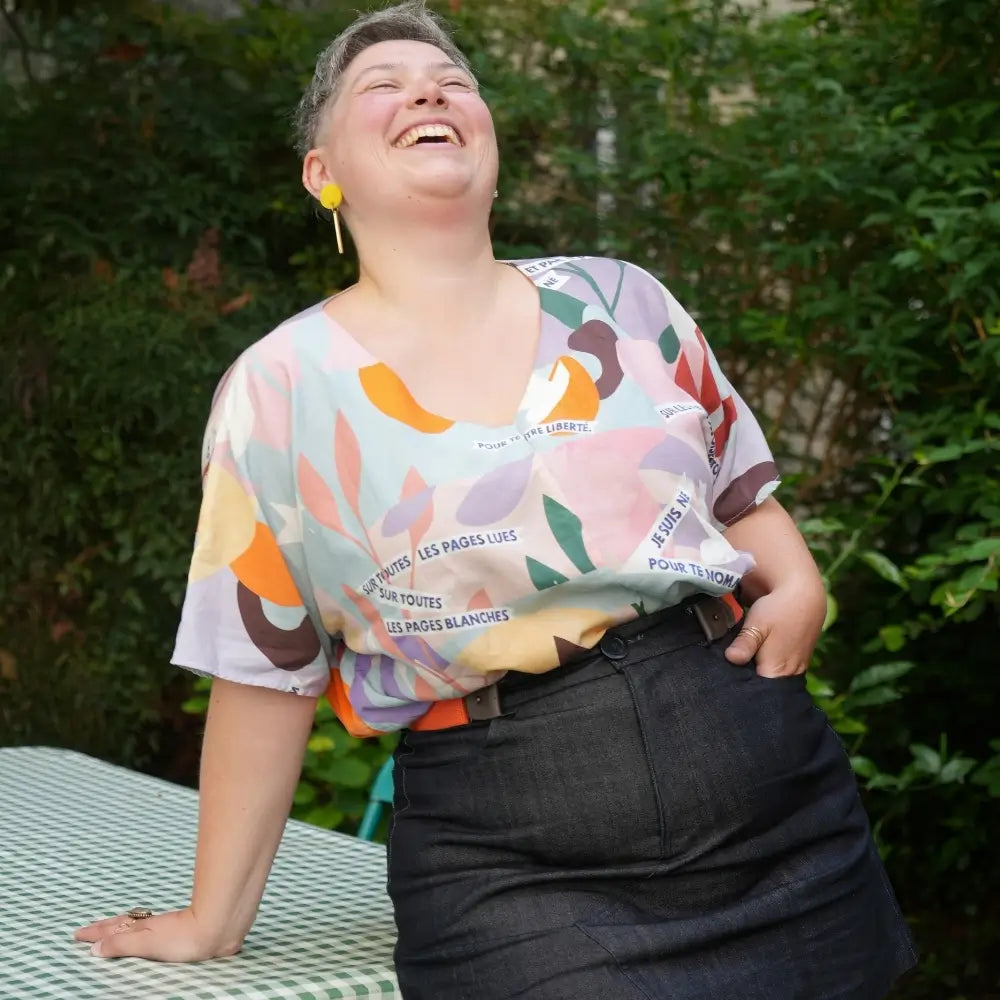 ceinture sans boucle elastique libelte couleur orange