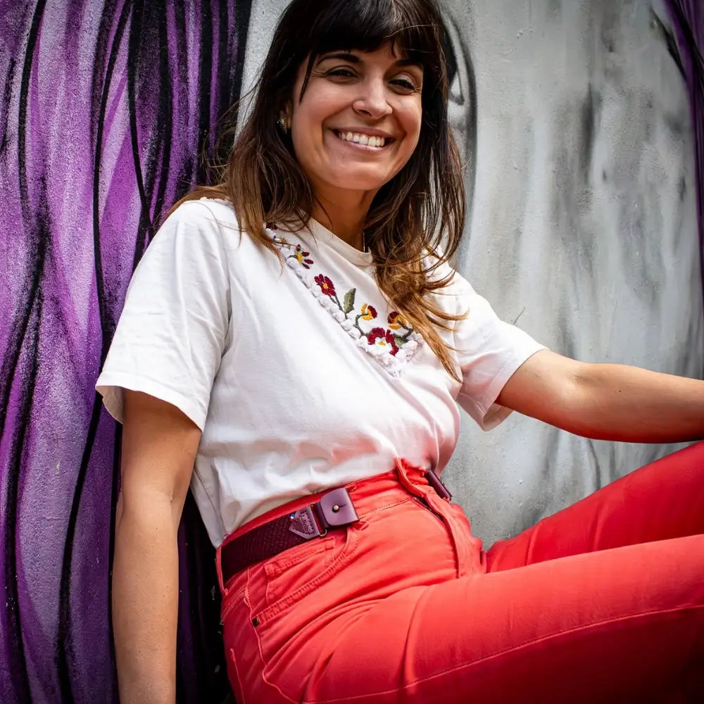 ceinture cerise femme