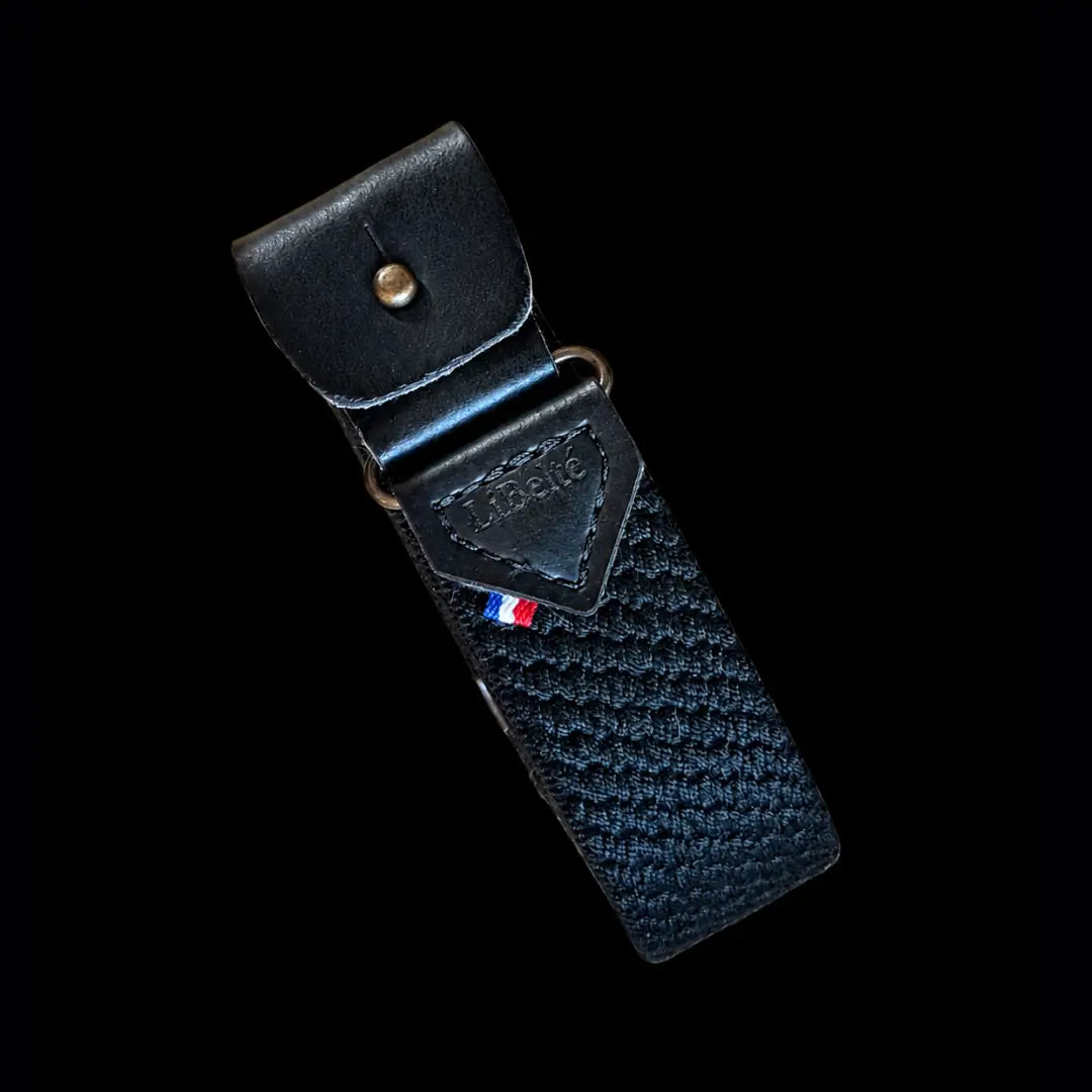 ceinture-sans-boucle-elastique-libelte-noire