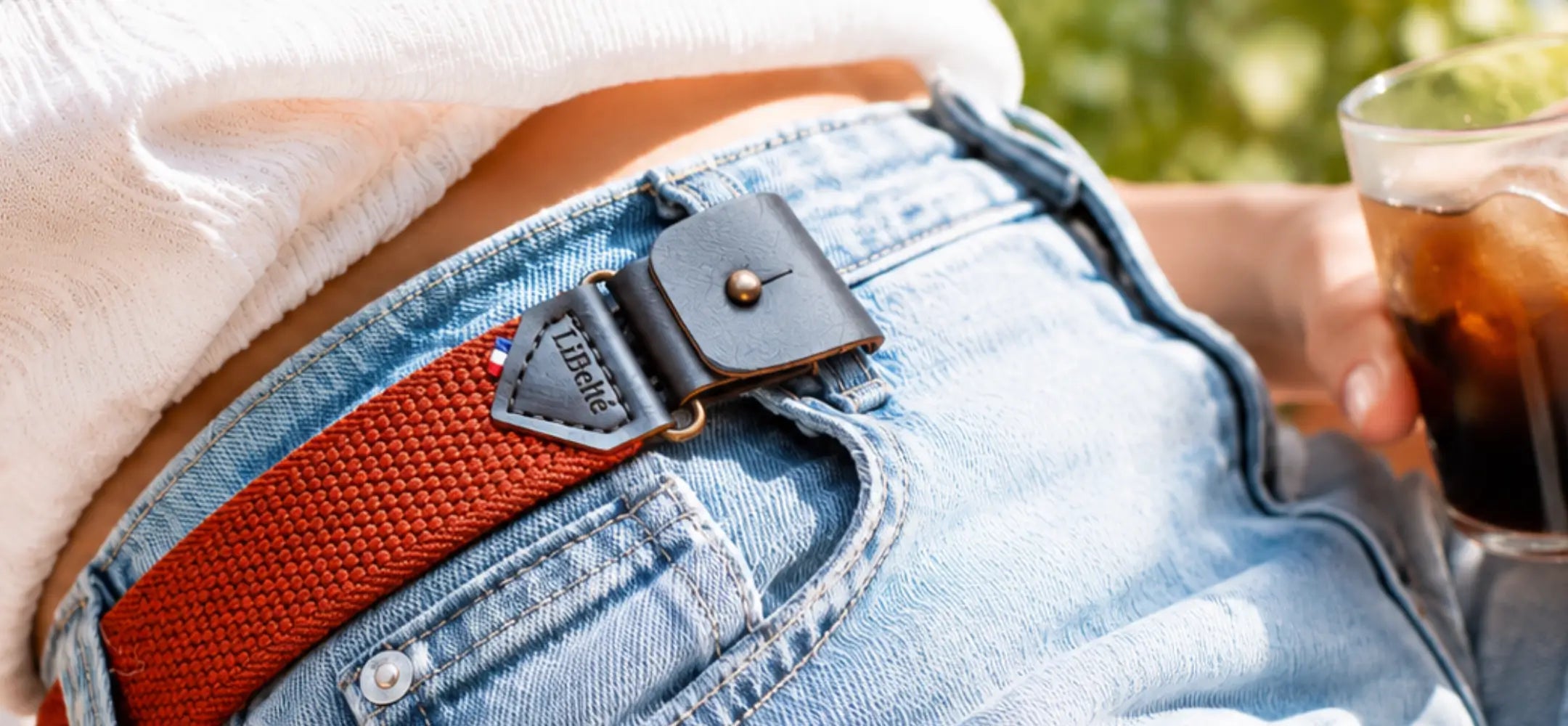 ceinture sans boucle libelte femme