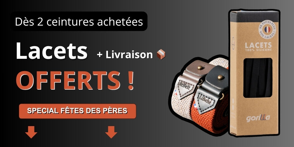 offre fetes des peres ceintures sans boucle elastique
