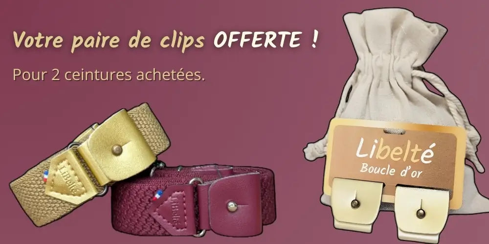 promotion ceintures sans boucle libelte