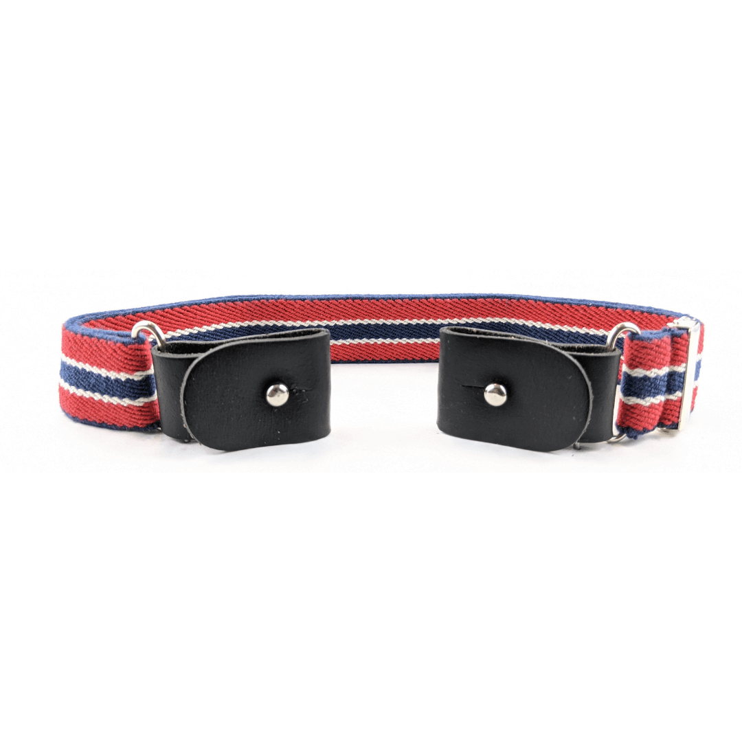 ceinture sans boucle enfant couleur rouge rayée