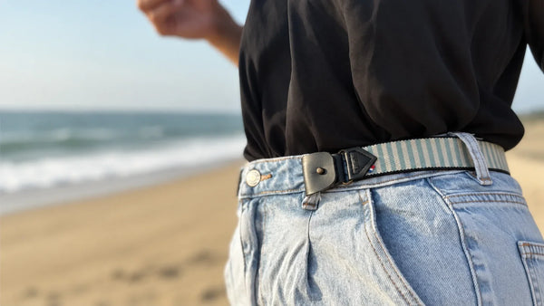 Ceinture sans boucle Libelté maintenant un pantalon qui descend