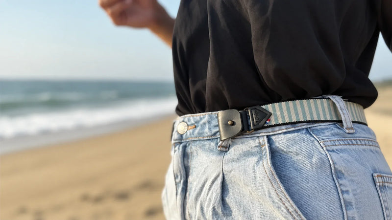 Ceinture sans boucle Libelté maintenant un pantalon qui descend