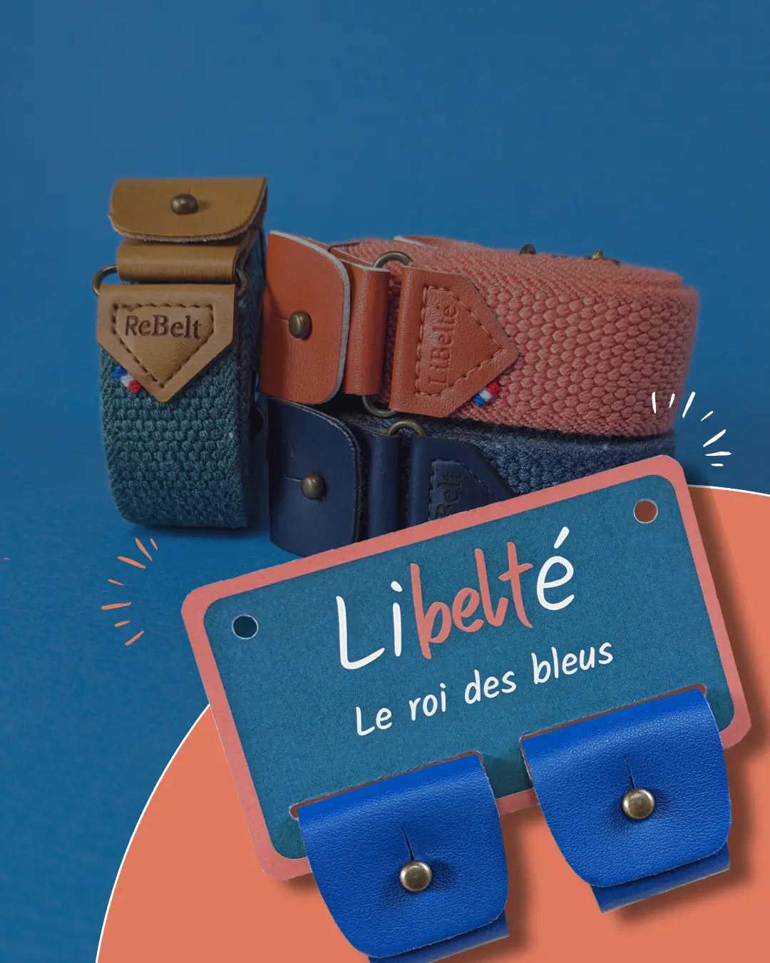 attache clips pour ceinture sans boucle libelte