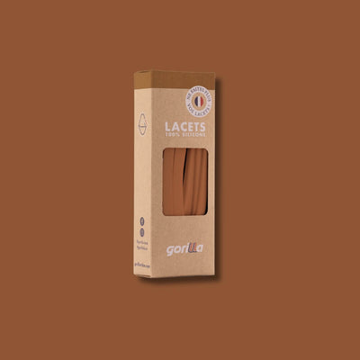 lacets elastique sans noeud packshot caramel