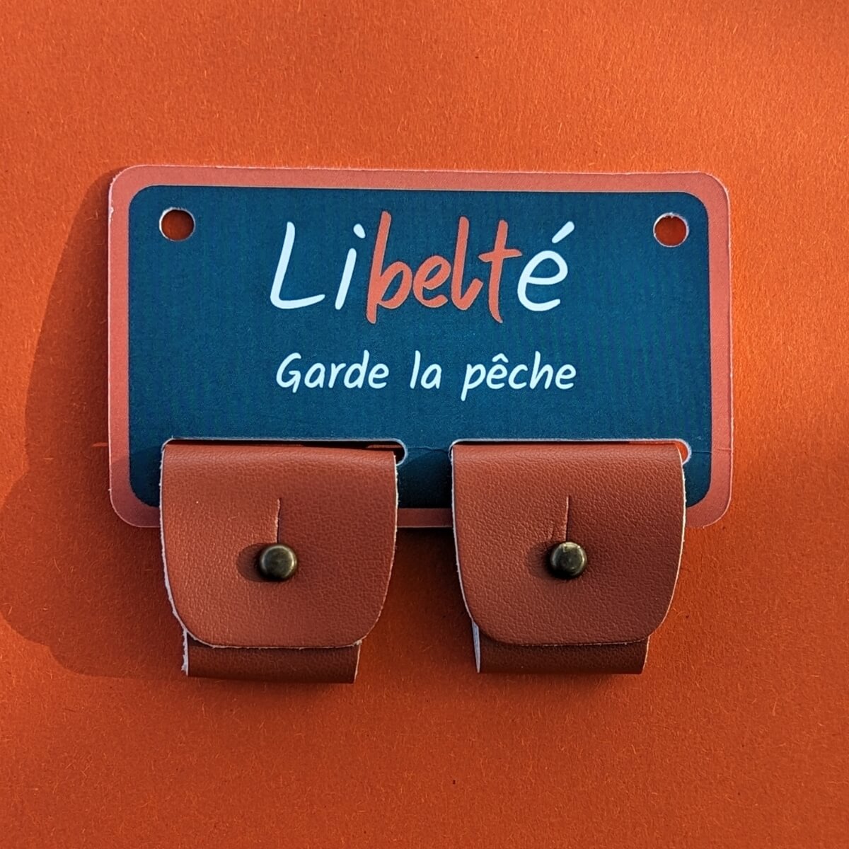 accessoire pour ceinture sans boucle libelte couleur peche