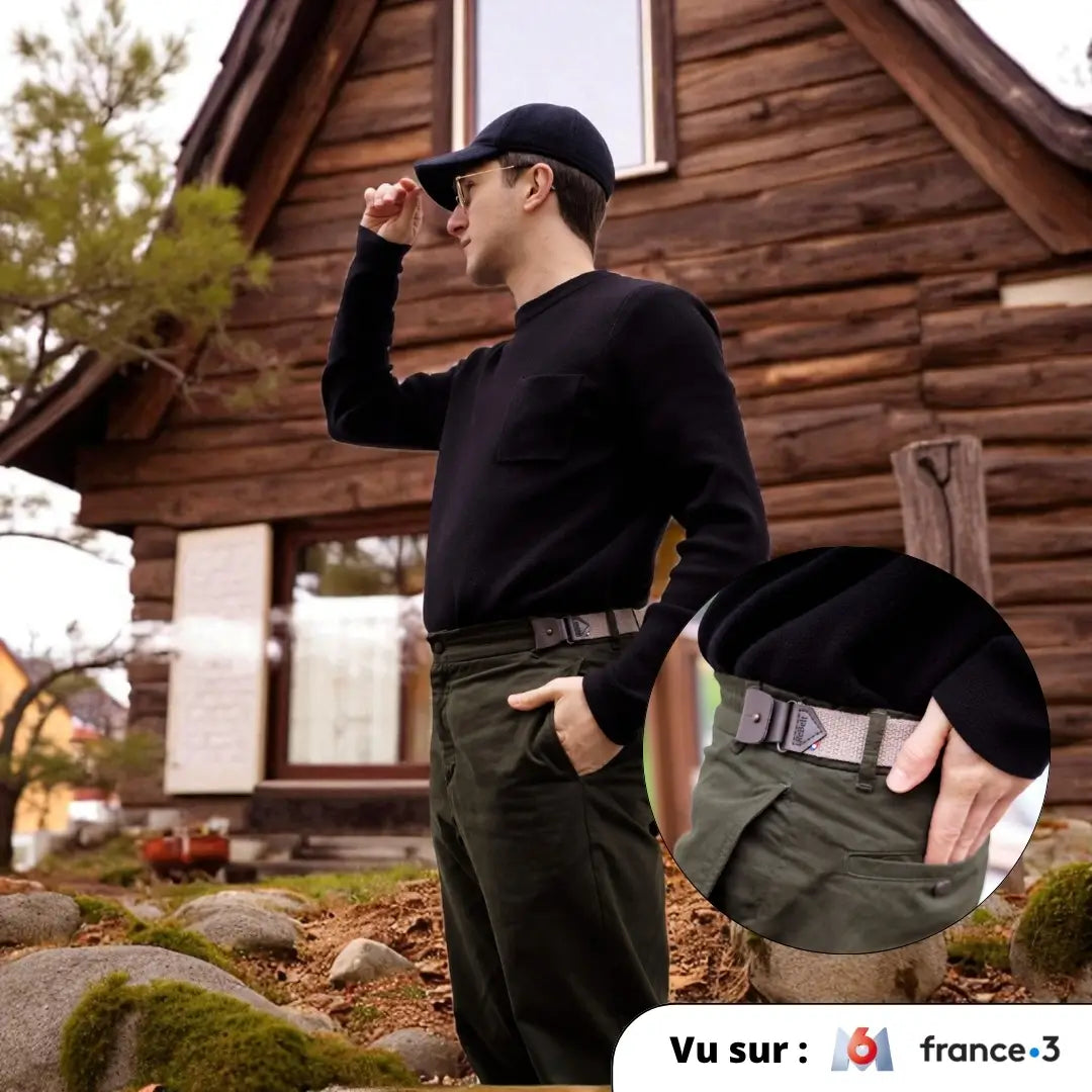 ceinture sans boucle elastique libelte