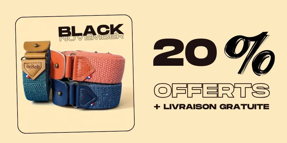 banniere promotion ceinture sans boucle libelte