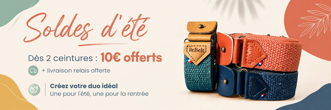 soldes ete promotion ceinture sans boucle libelte
