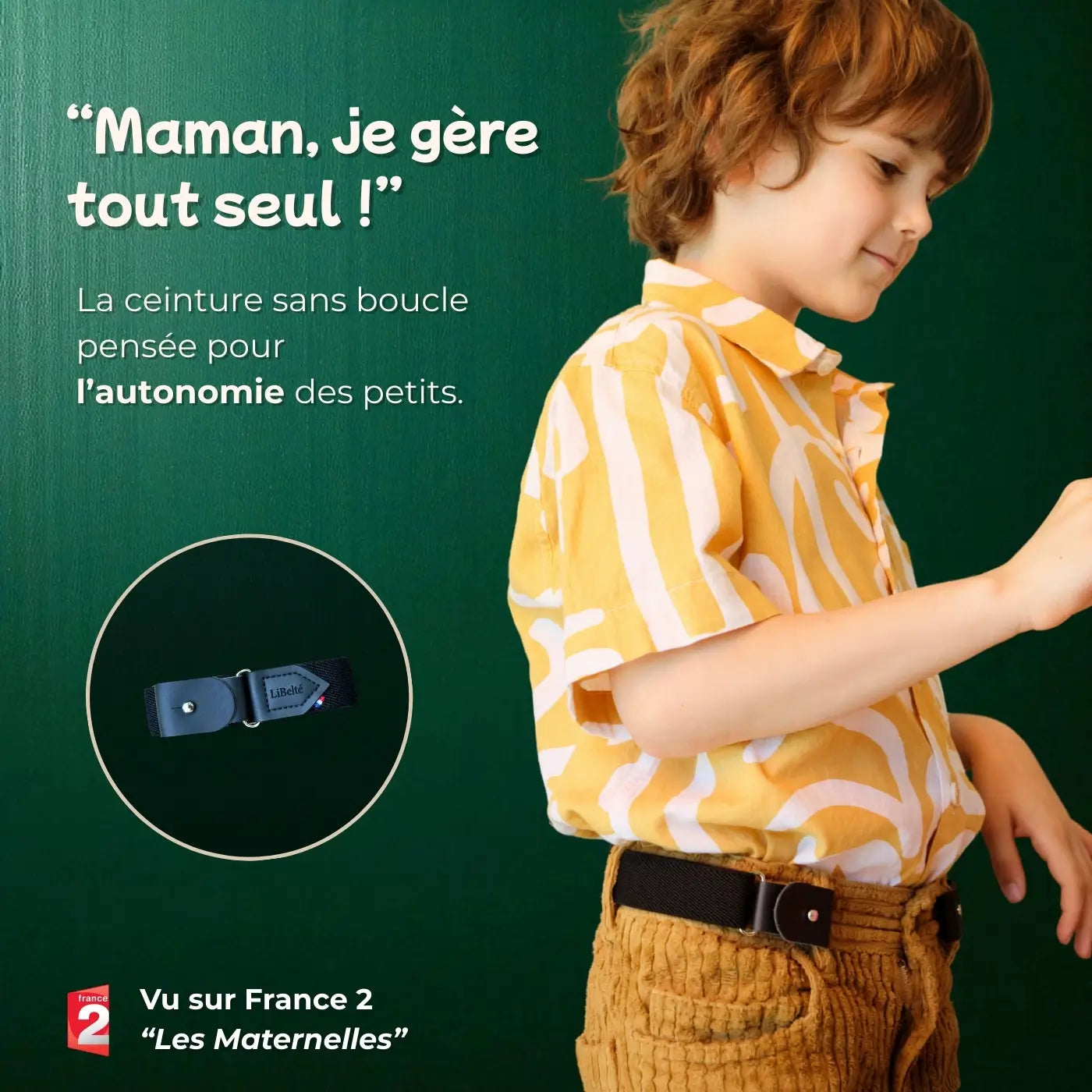 ceinture enfant autonome noire