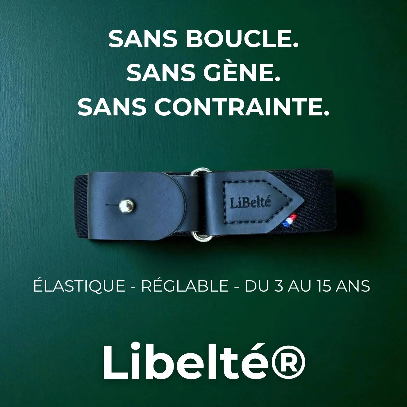 ceinture enfant sans boucle