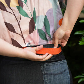 ceinture grande taille orange