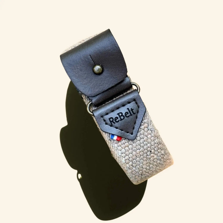 ceinture sans boucle elastique libelte beige