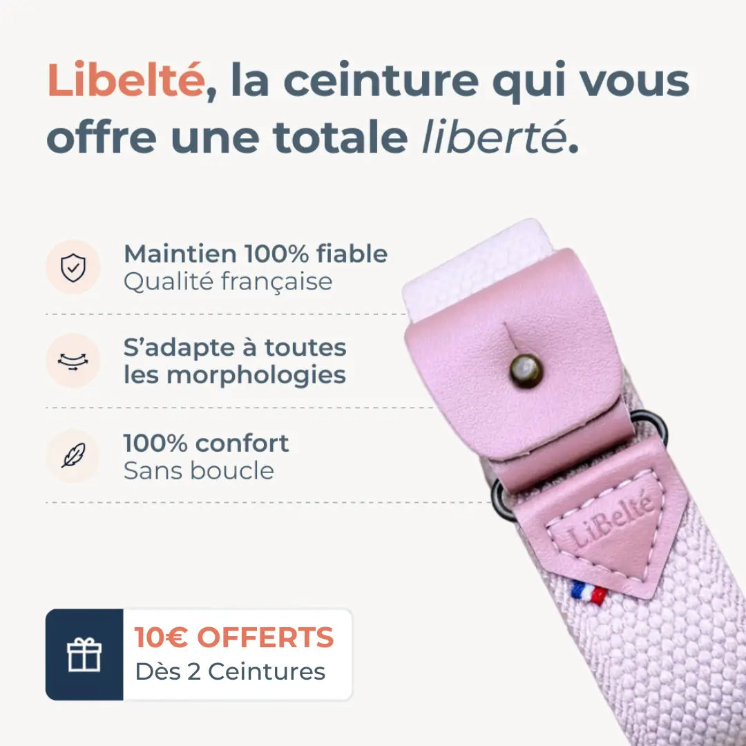 Ceinture Libelté® | Rose