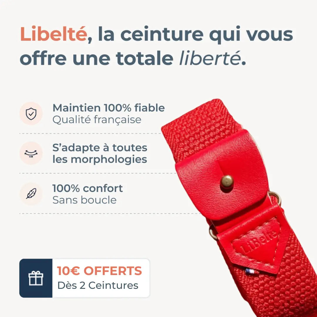 Ceinture Libelté® | Rouge