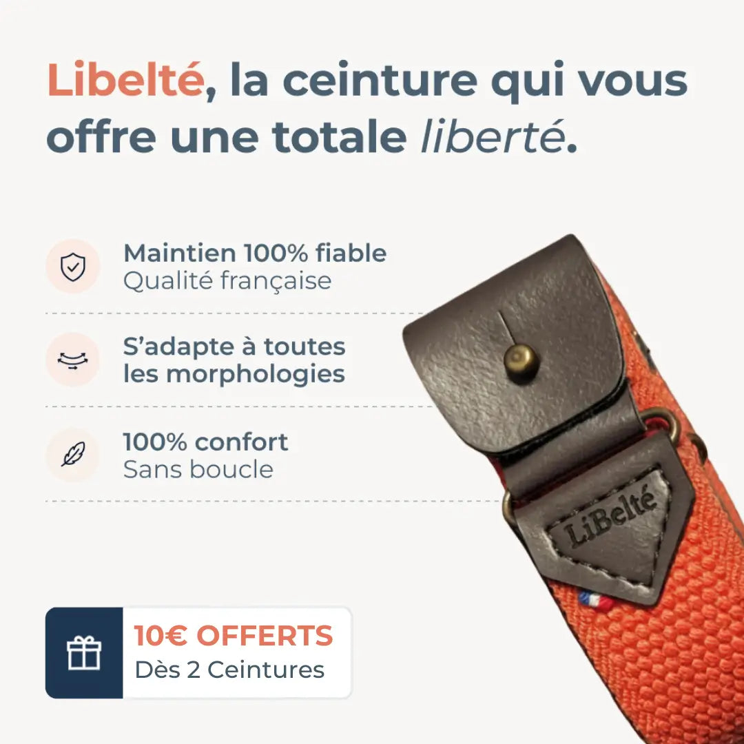 Ceinture Libelté® | Orange