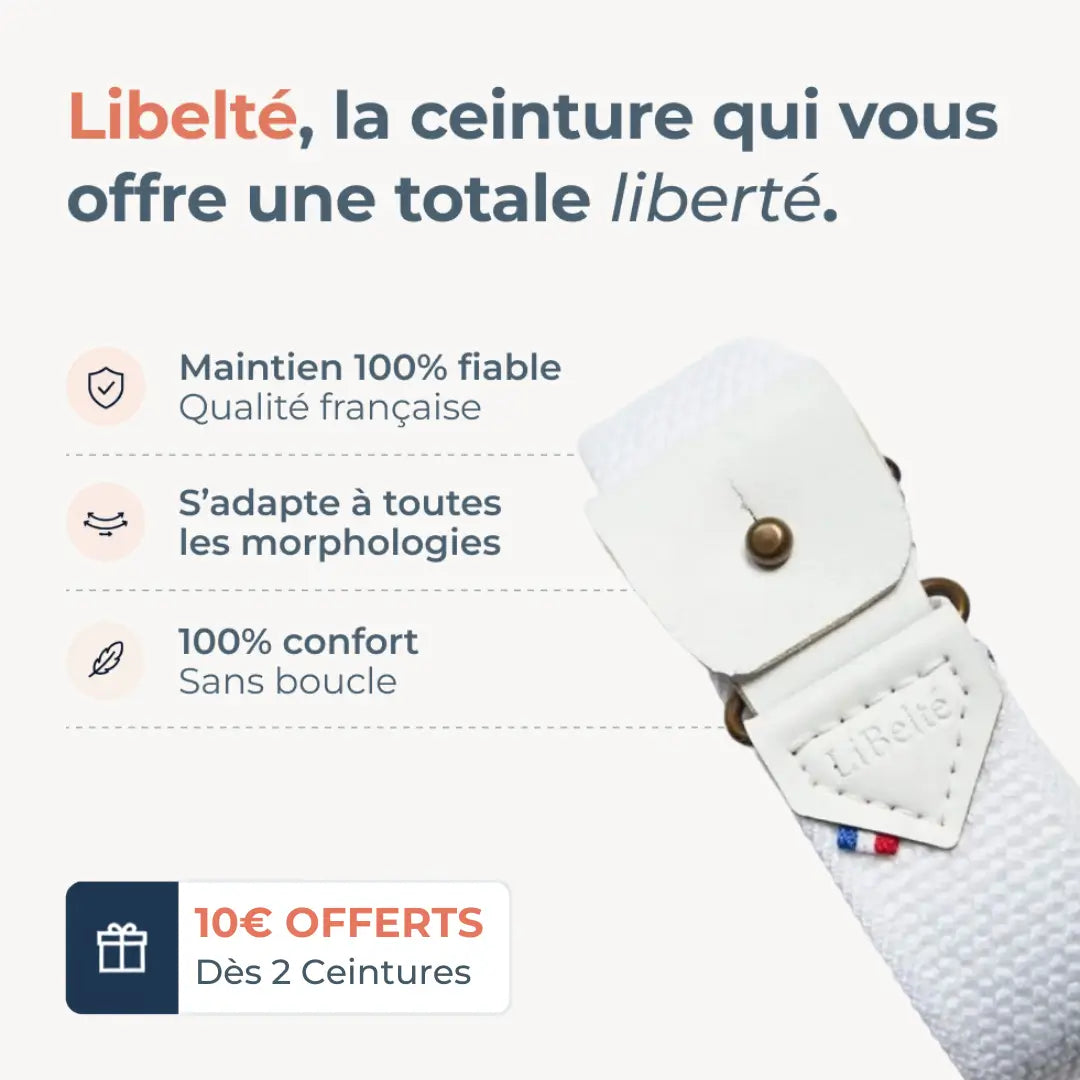 Ceinture Libelté® | Blanche