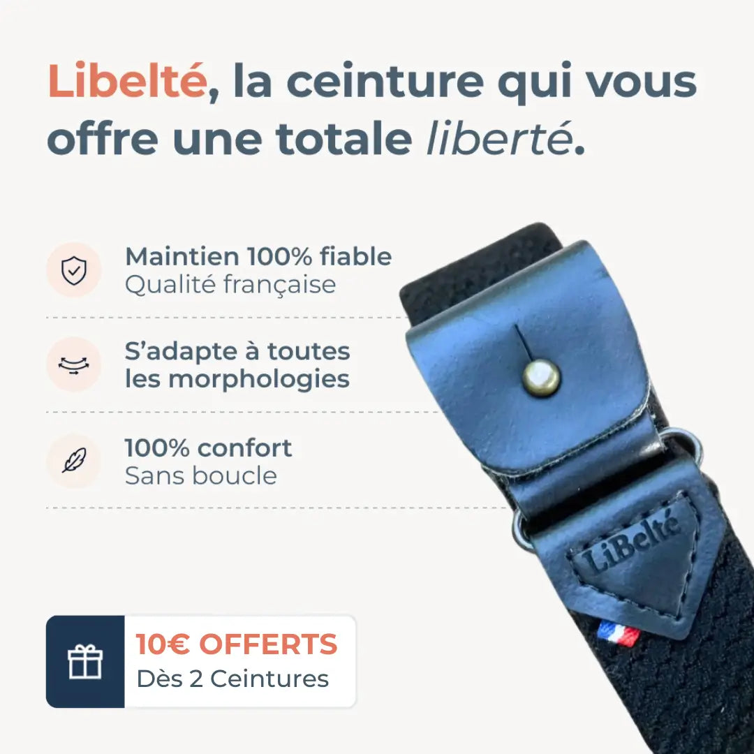 Ceinture Libelté® | Noire