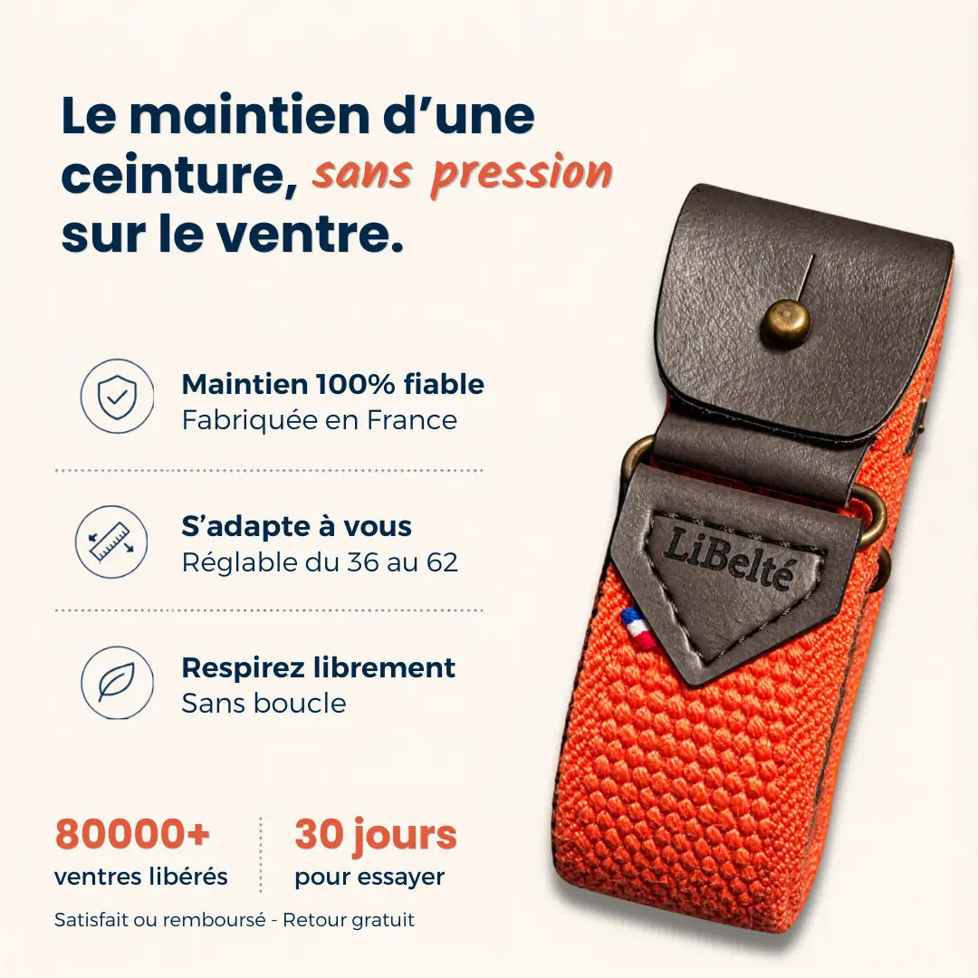 Ceinture Libelté® | Orange