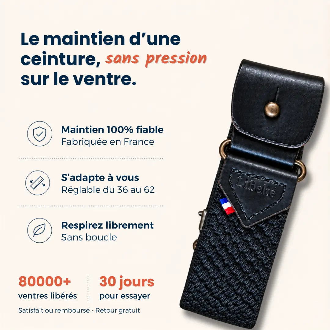 Ceinture Libelté® | Noire