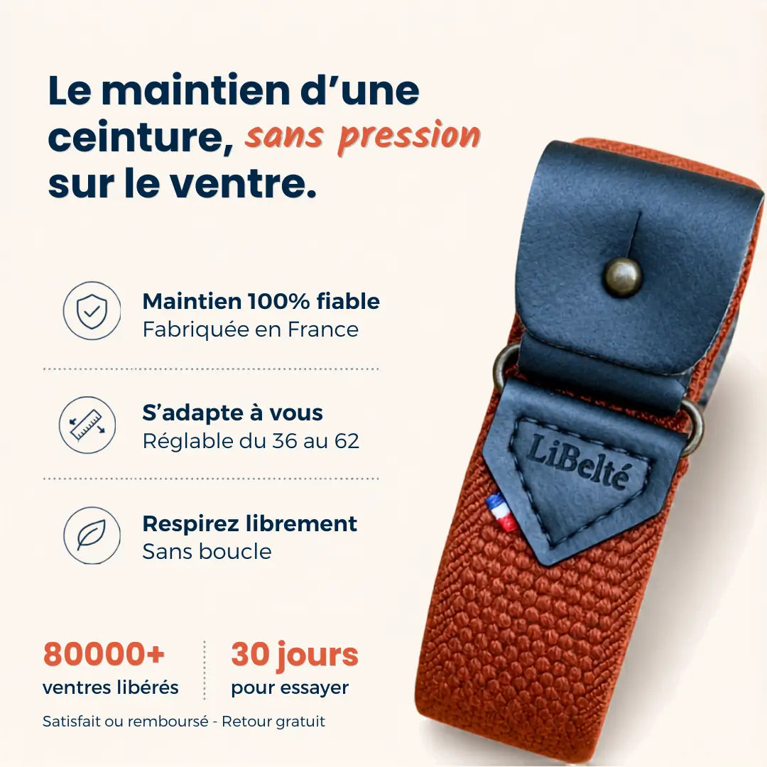 Ceinture Libelté® | Marron