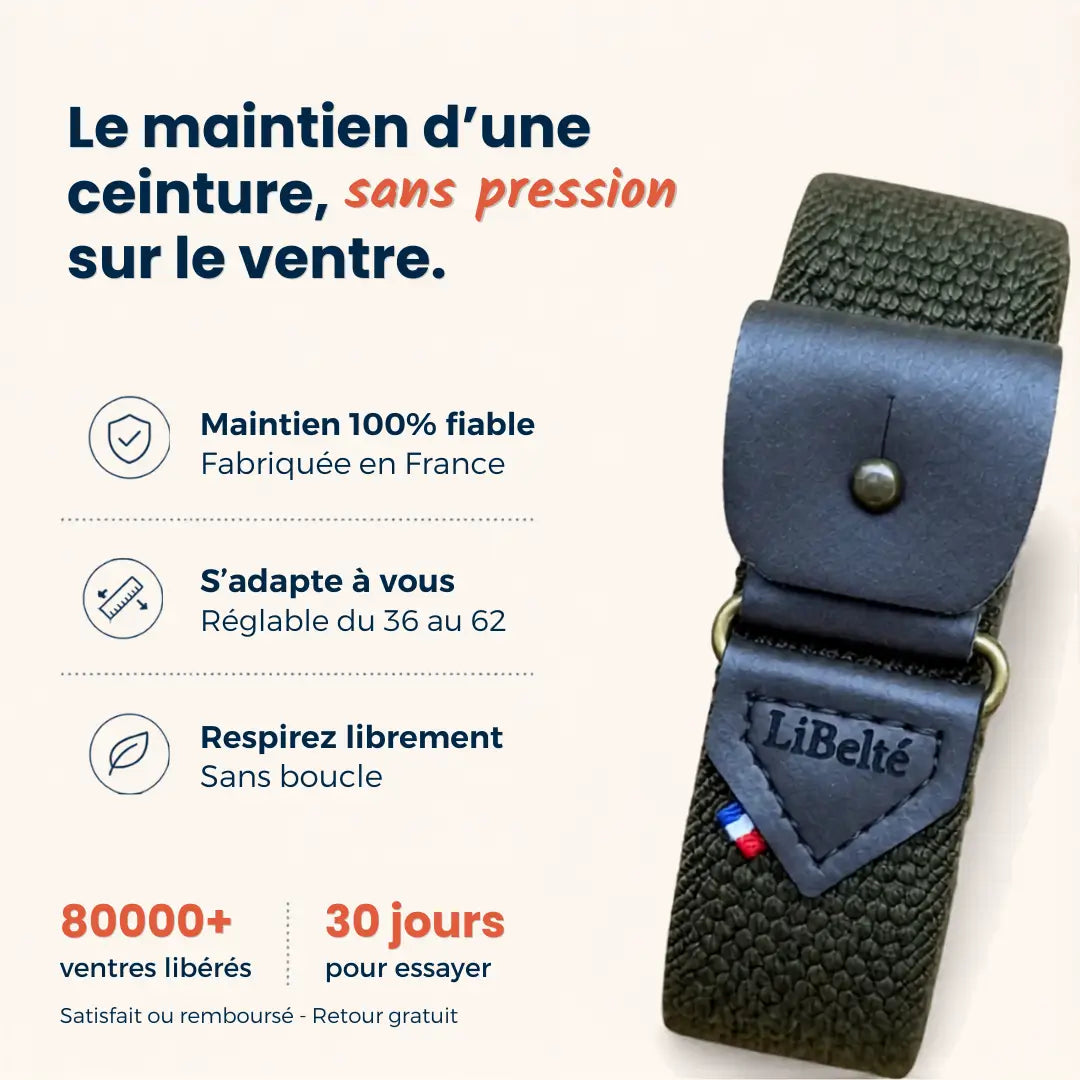 Ceinture Libelté® | Kaki