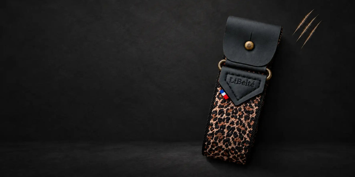 ceinture sans boucle leopard edtiion limitee