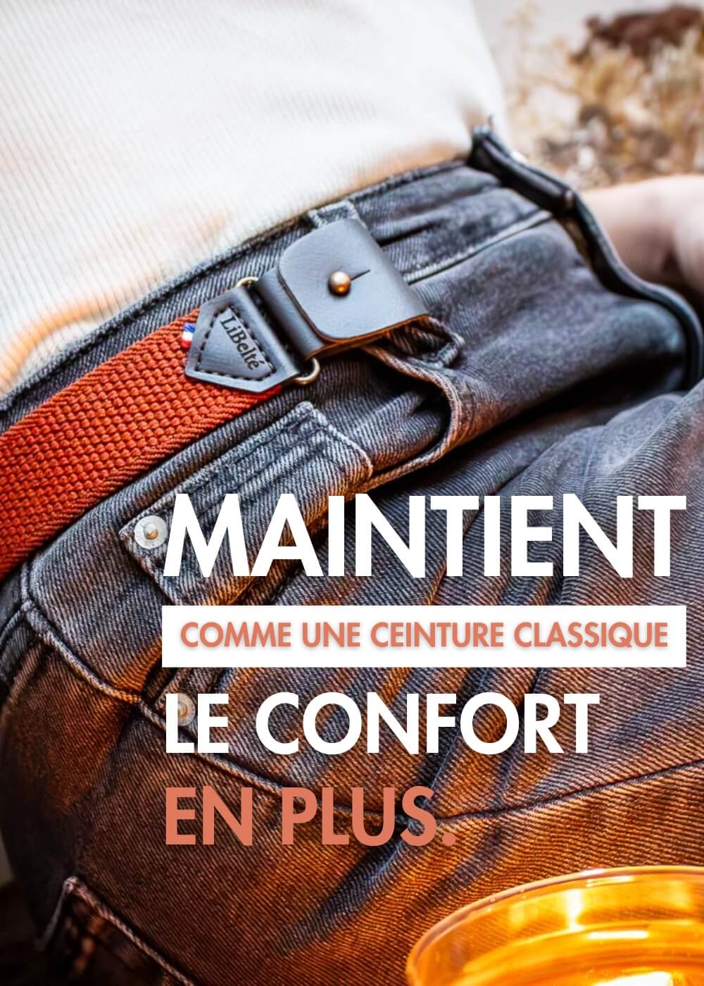 Ceinture sans hotsell trou elastique