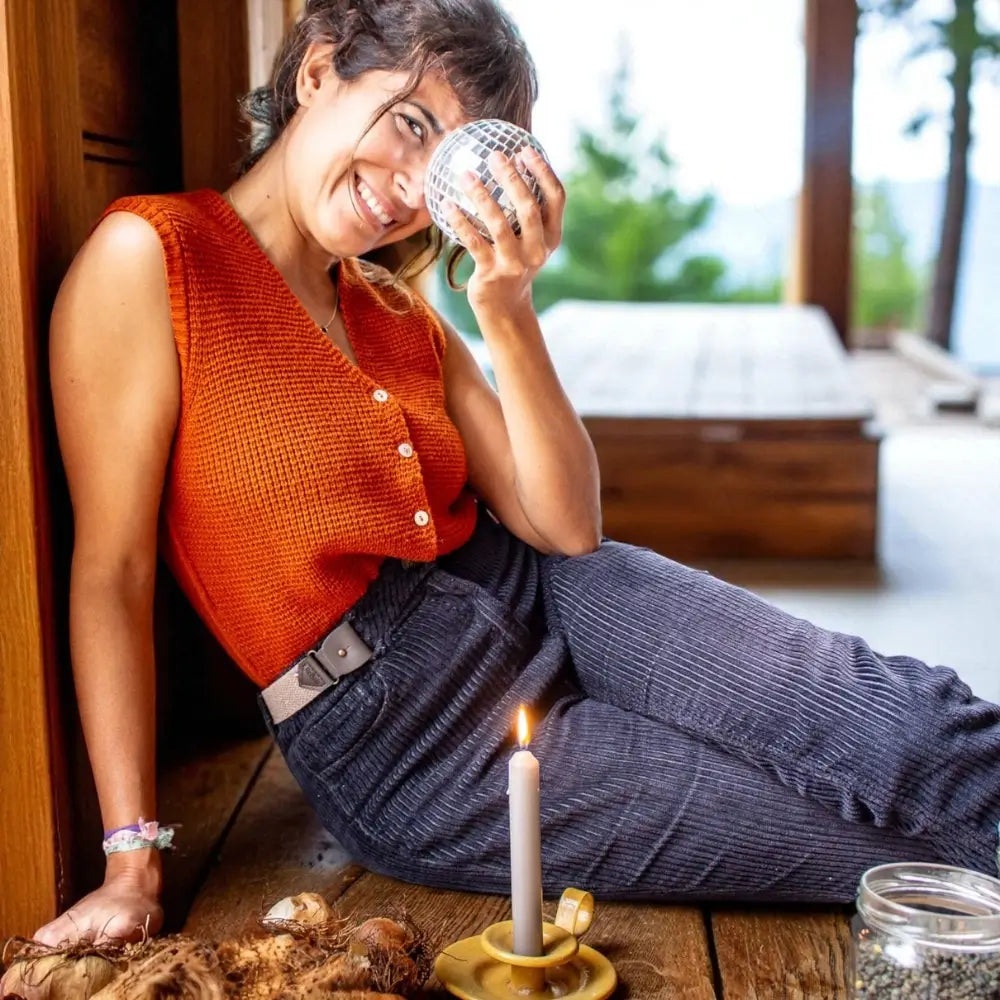 ceinture sans boucle libelte beige femme