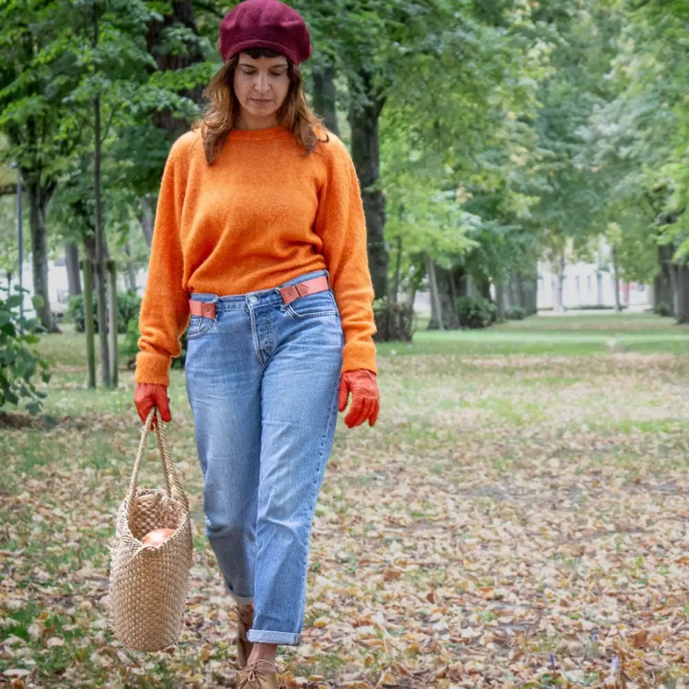 ceinture sans boucle libelte corail ZOOM 2