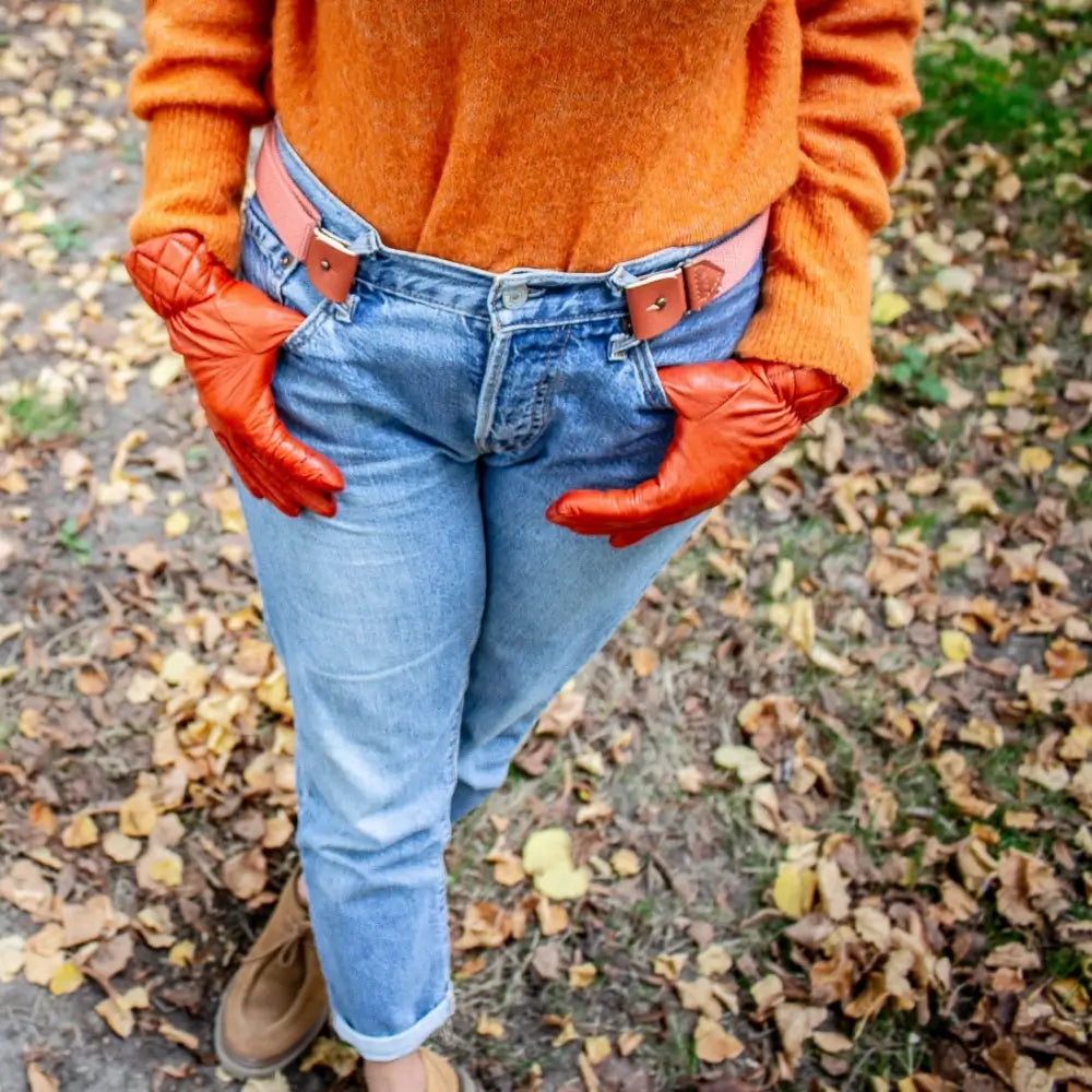 ceinture sans boucle libelte corail ZOOM 3