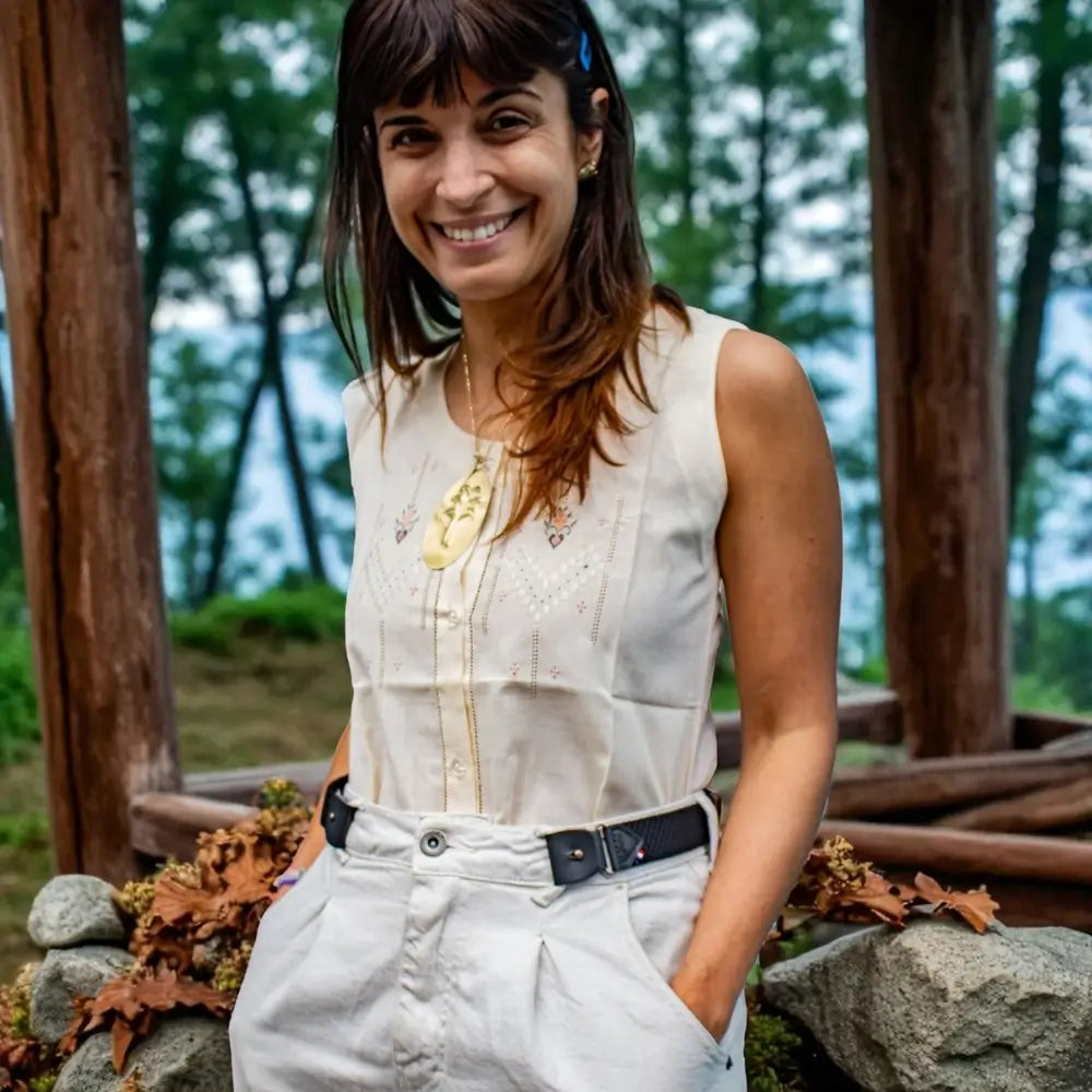 ceinture sans boucle libelte noire pour femme