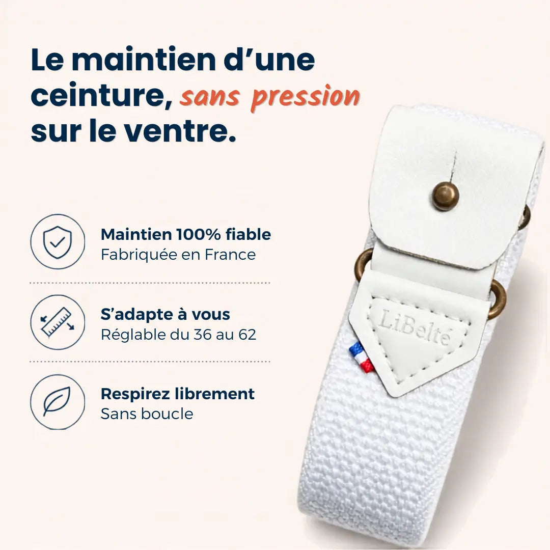 Ceinture Libelté® | Blanche