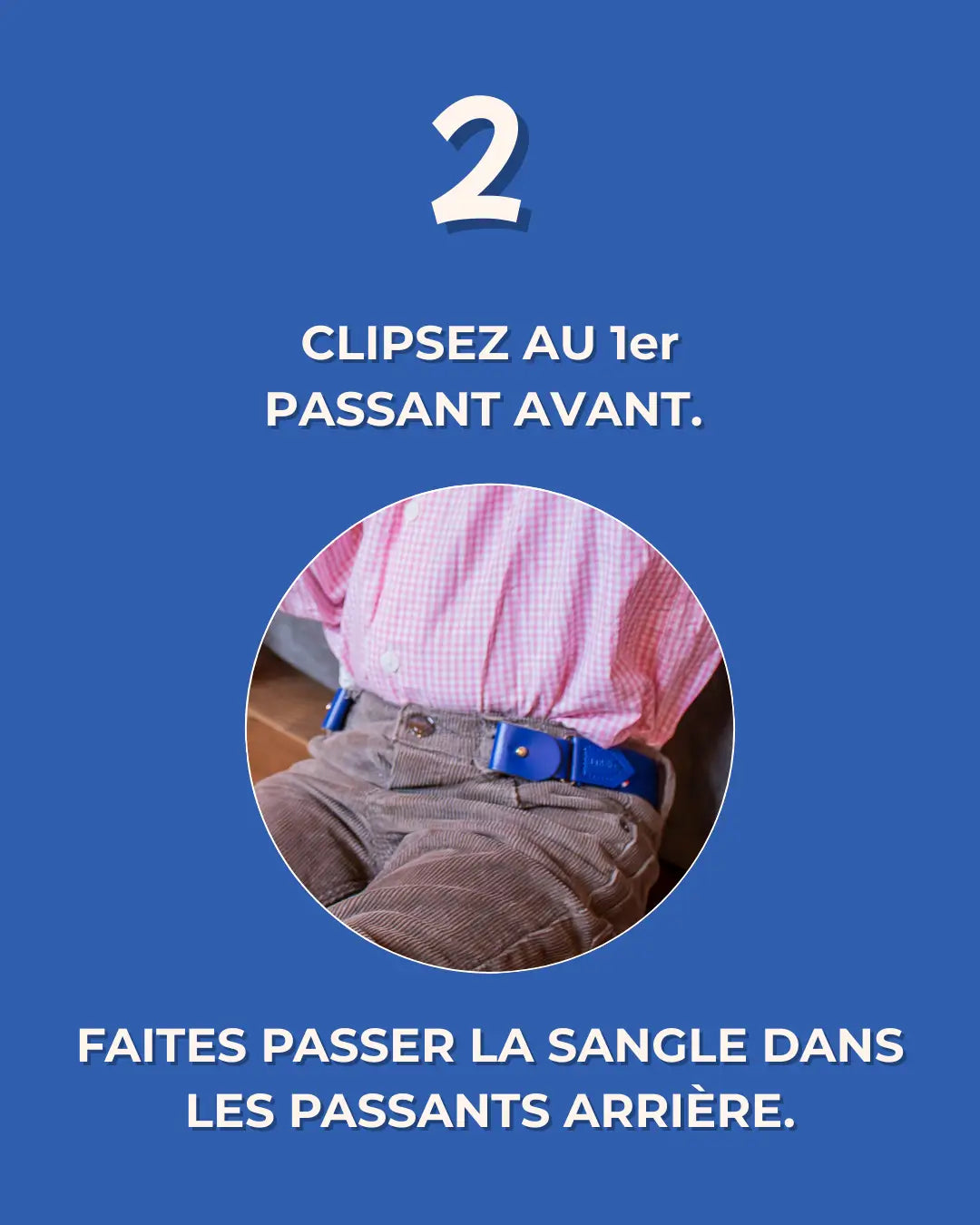 mode d'emploi ceinture enfant 2/3