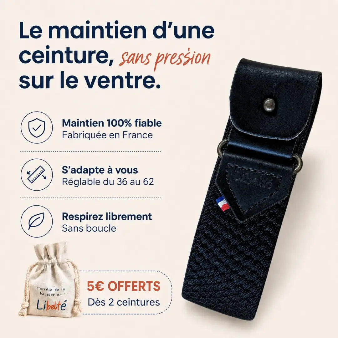 Ceinture Libelté® | Noire