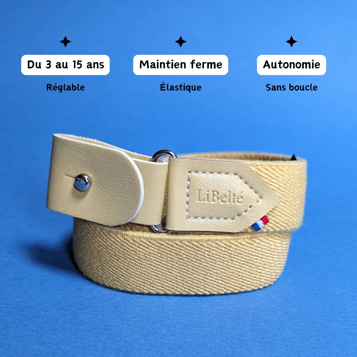 Ceinture Enfant Libelte Jaune