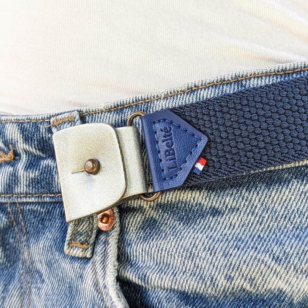 clips pour ceinture sans boucle élastique libelté couleur gris brillant  9