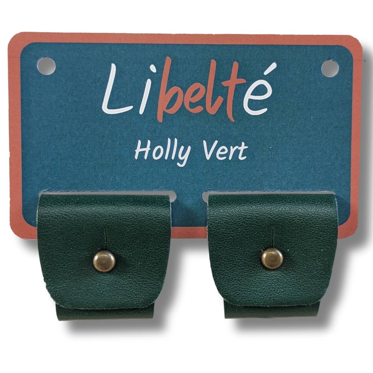 clips vert pour ceinture sans boucle libelté