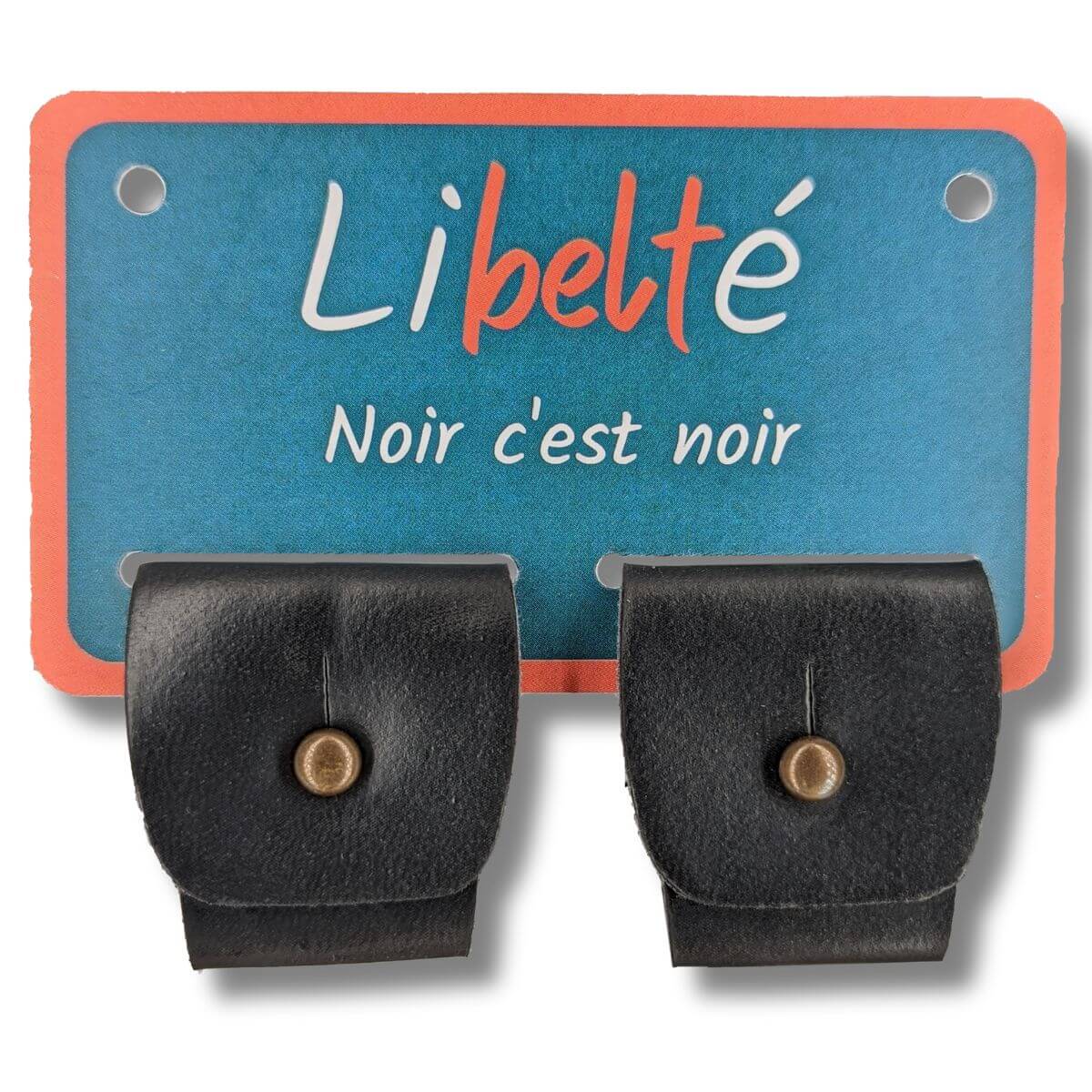clips noir pour ceinture sans boucle elastique libelte