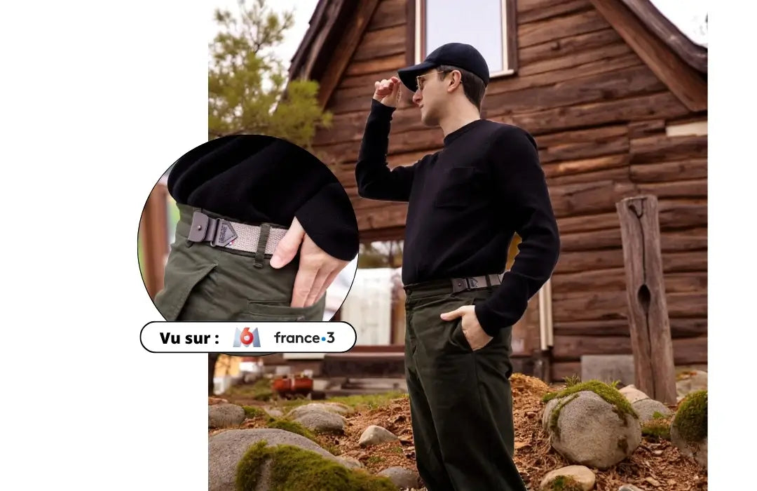 collection ceinture sans boucle homme libelte