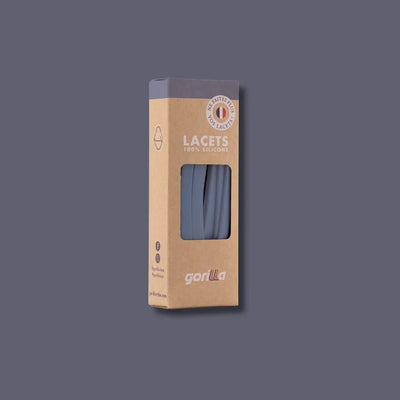 lacets silicone sans laçage gris