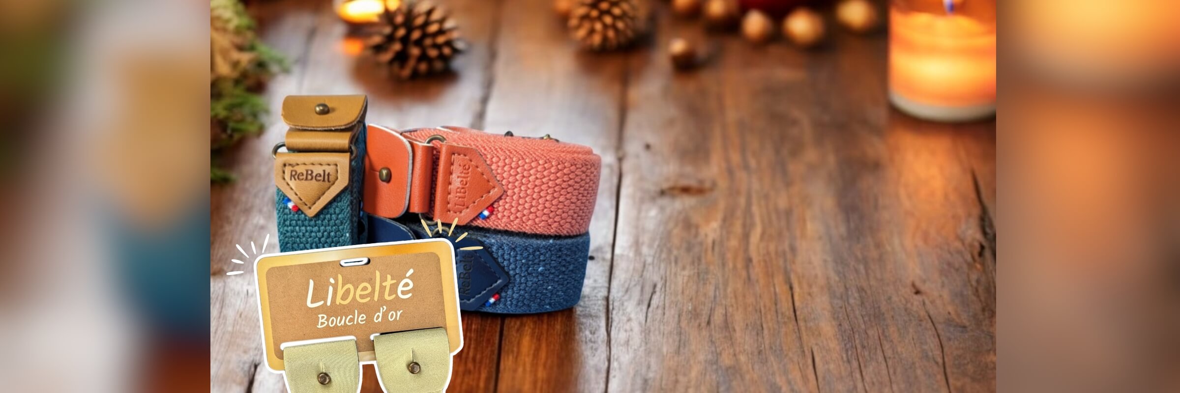 offre ceinture sans boucle libelte noel